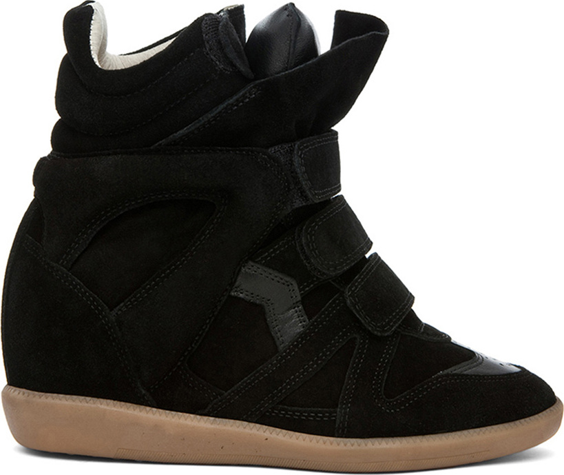 Isabel Marant Bekett Calfskin Suede Sneakers