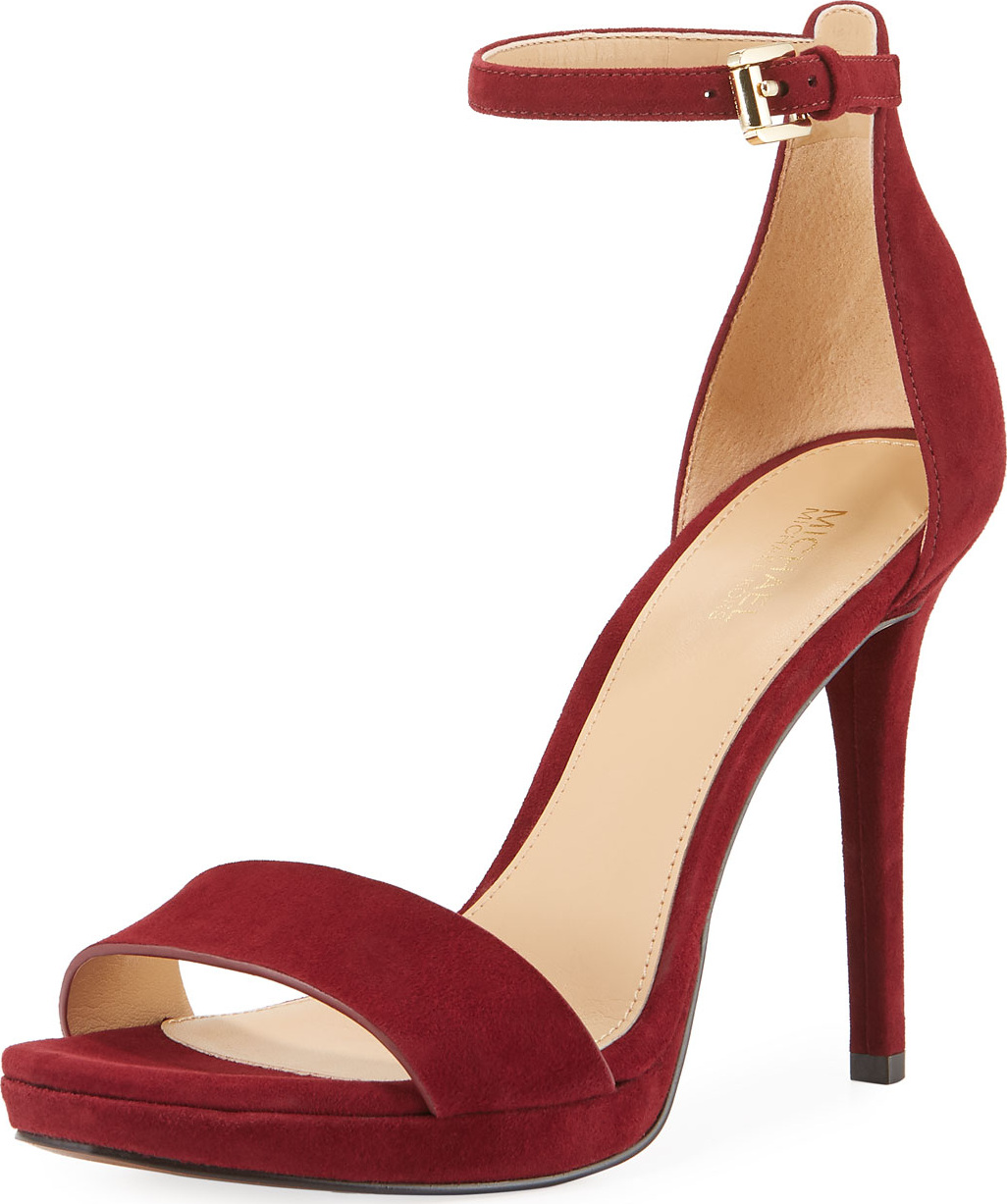 MICHAEL MICHAEL KORS Hutton Suede Platform Sandals