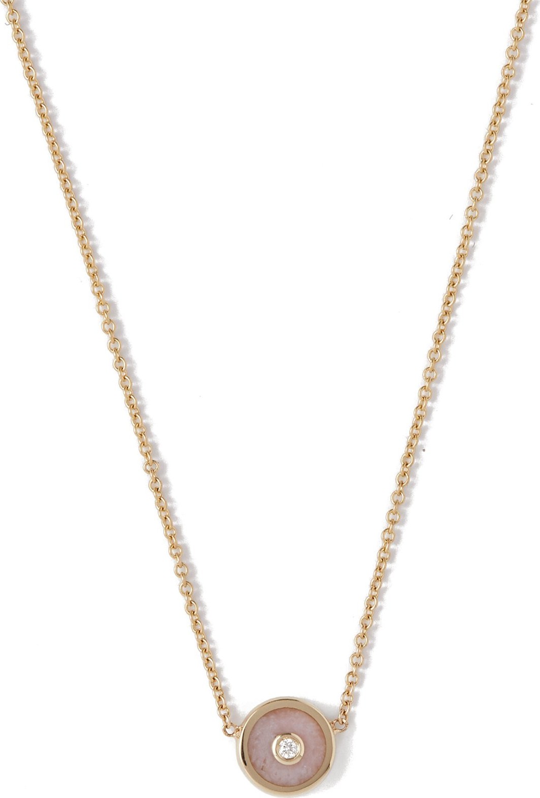 Retrouvai Compass 18kt gold & diamond necklace