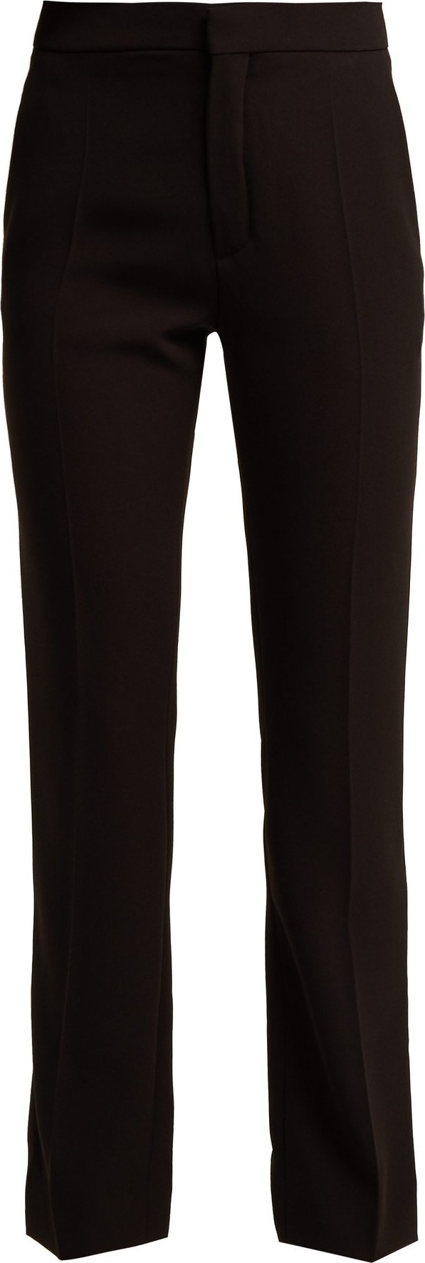 Chloe Straight-leg crepe trousers