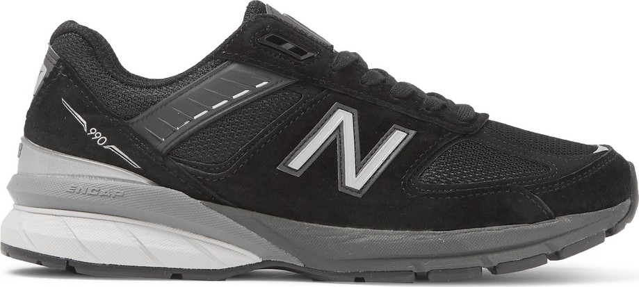 New Balance M990V5 Suede and Mesh Sneakers