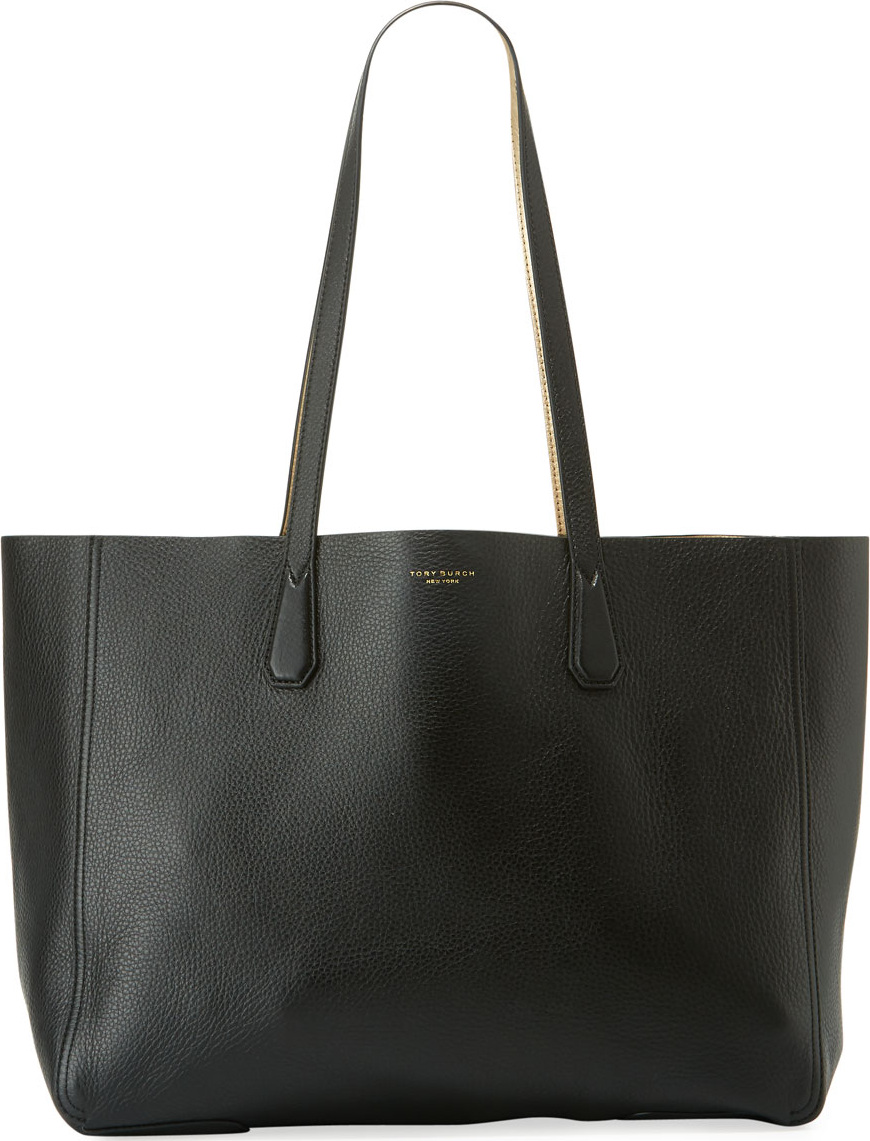 Tory Burch Phoebe Reversible Metallic Tote Bag