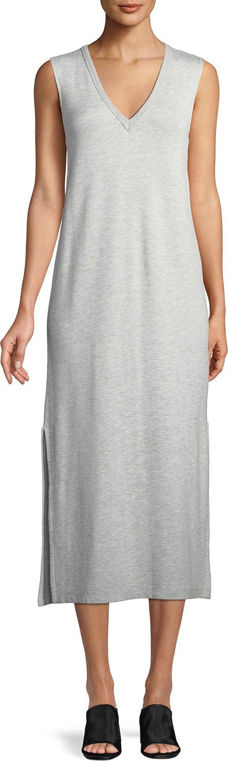 Rag & Bone Phoenix Sleeveless V-Neck Midi Dress