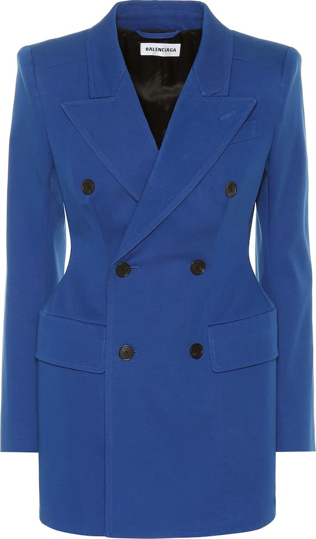 Balenciaga Hourglass stretch cotton blazer