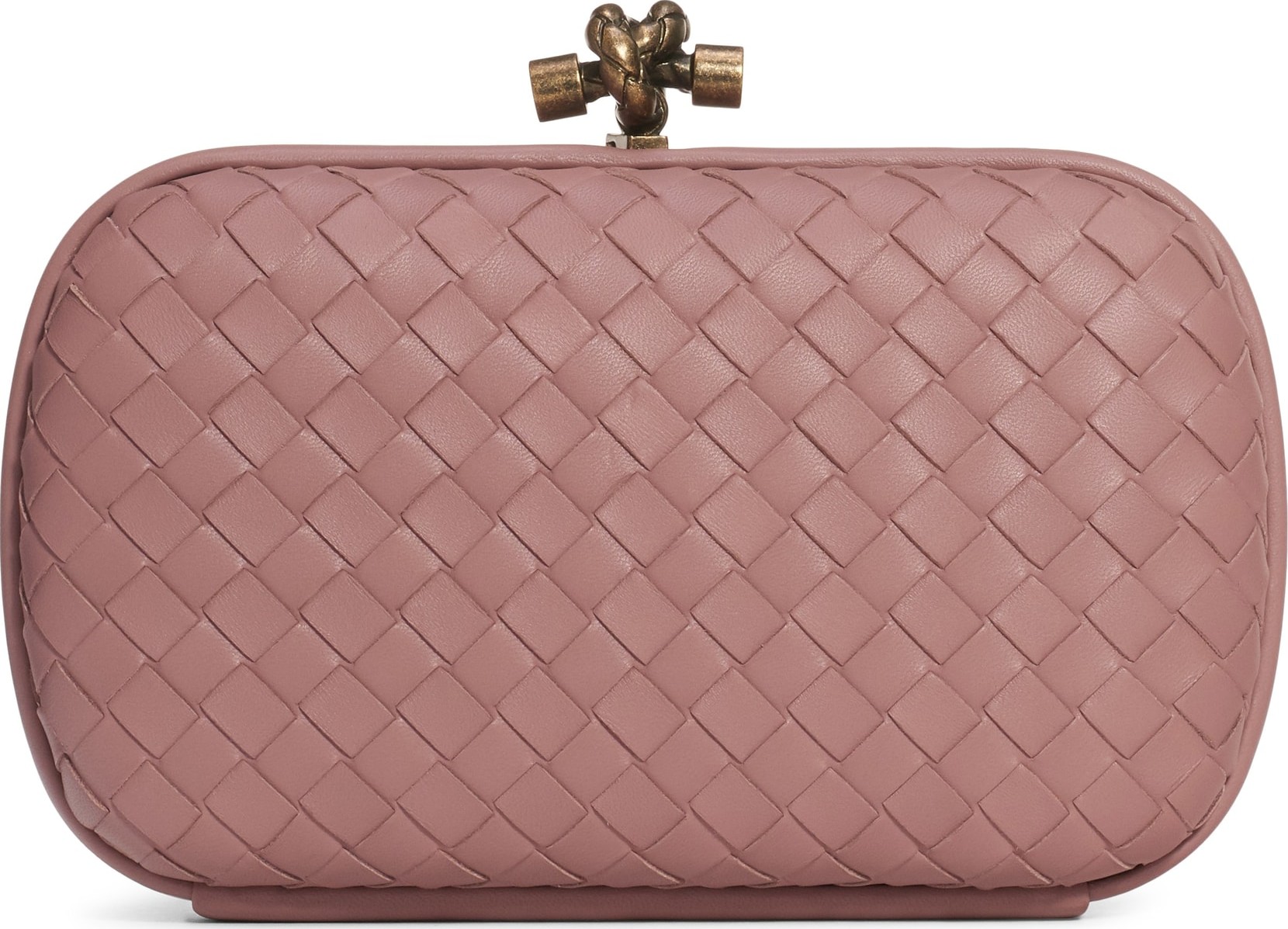Bottega Veneta Intrecciato Leather Knot Clutch