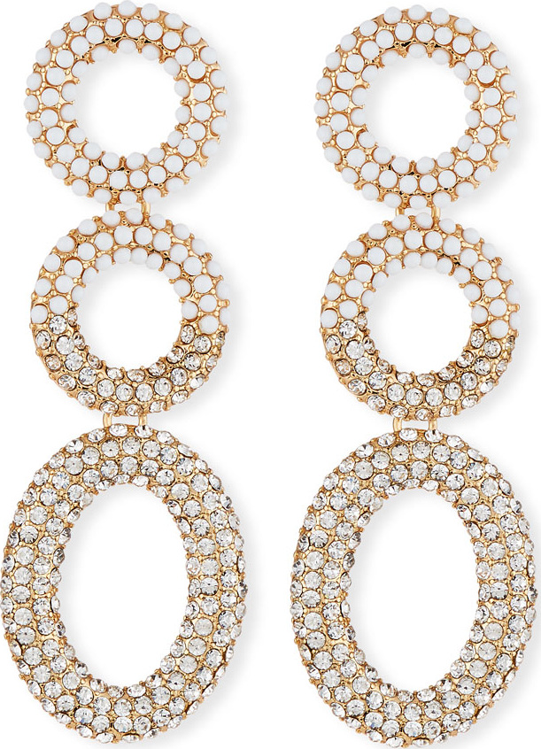 BAUBLEBAR Mini Triple Hoop Drop Earrings
