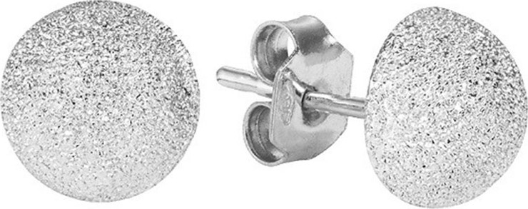 Carolina Bucci 18k White Gold Florentine Medium Stud Earrings