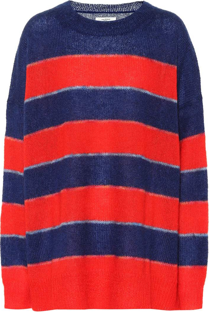 Isabel Marant Etoile Reece striped mohair-blend sweater