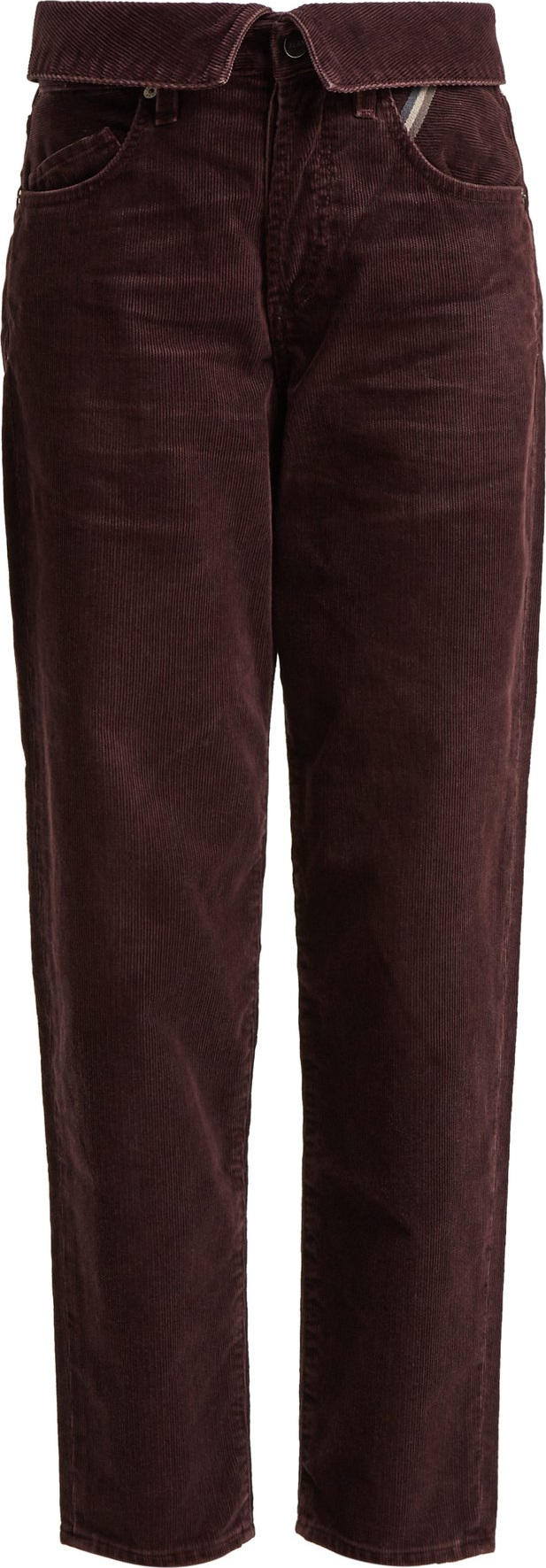 Jean Atelier Flip fold-over corduroy jeans