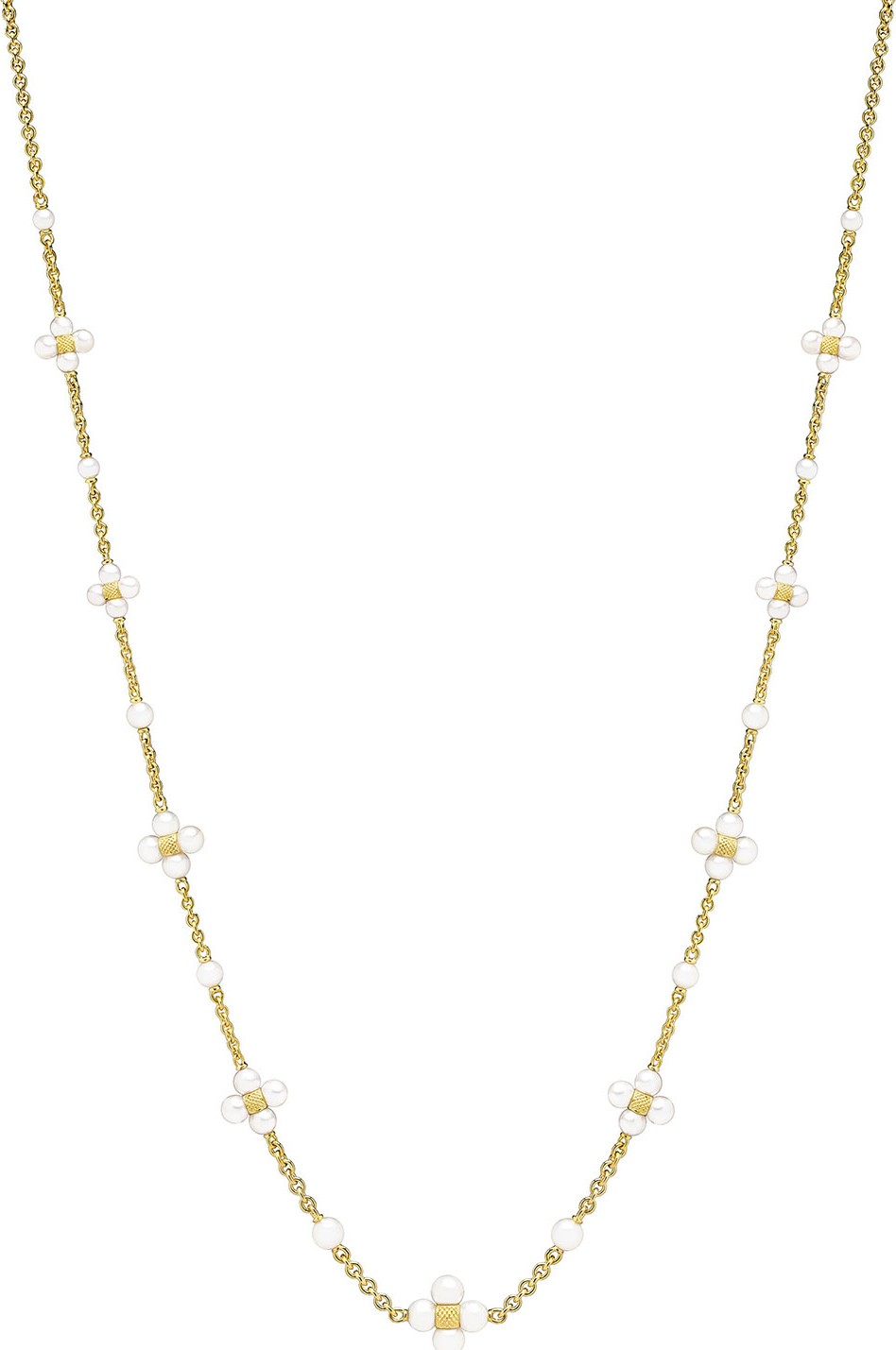 Paul Morelli 18k Gold Pearl Sequence Necklace