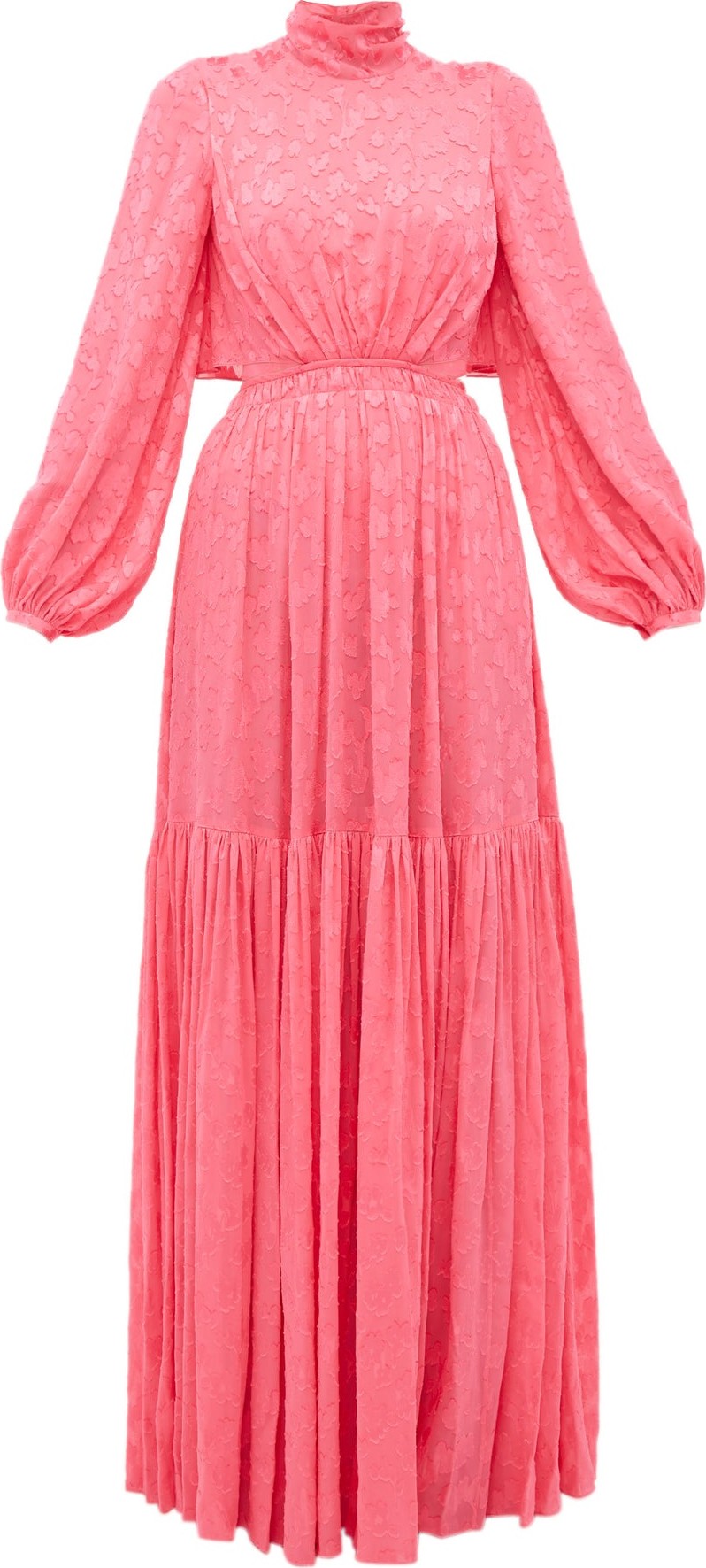 Carolina Herrera Floral fil-coupé gown