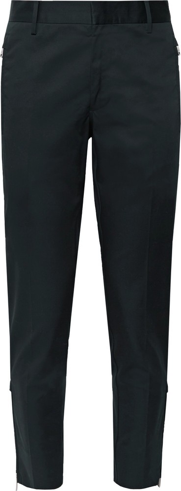 Prada Navy Slim-Fit TaperedCotton-Blend Gabardine Trousers