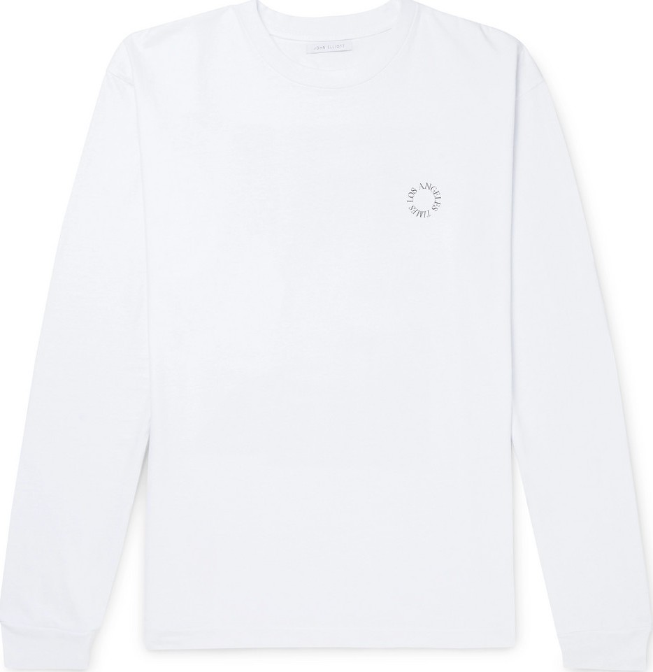 John Elliott Printed Cotton-Jersey T-shirt