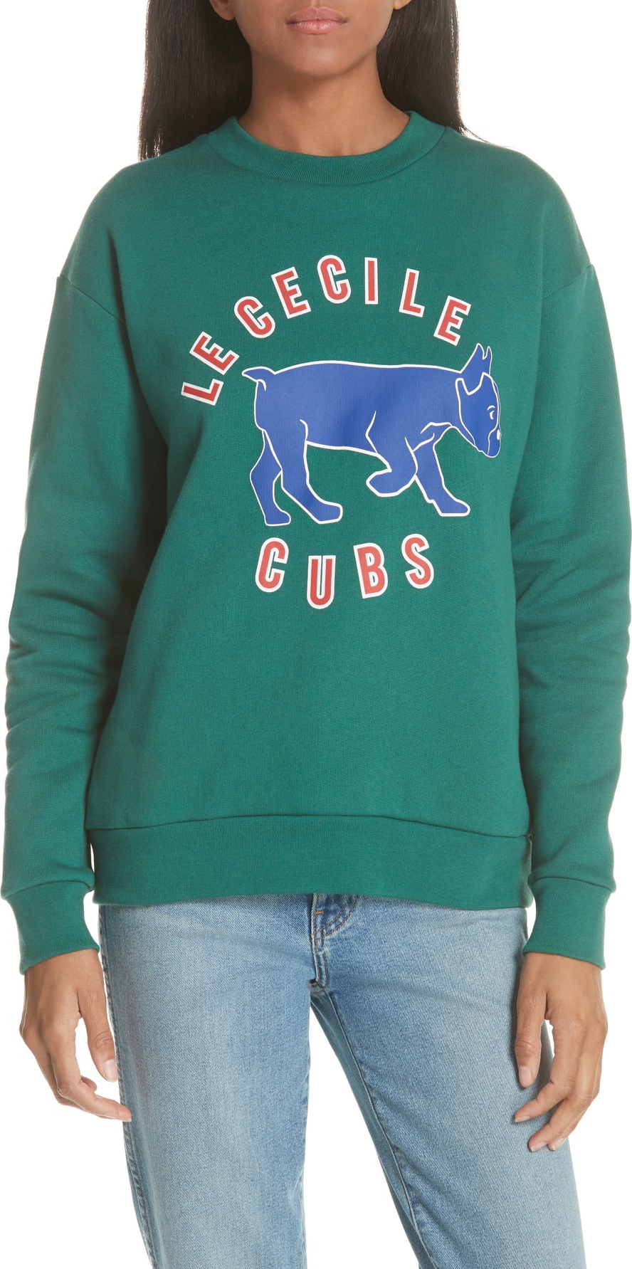 Etre Cecile être cécile Cubs Boyfriend Sweatshirt