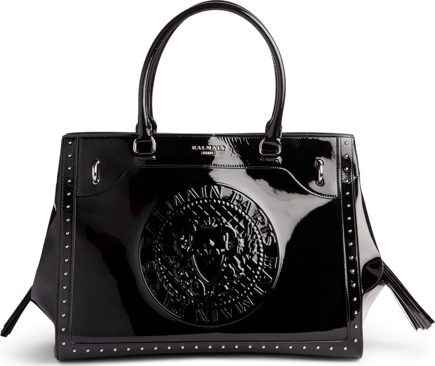 Balmain Renaissance Leather Tote