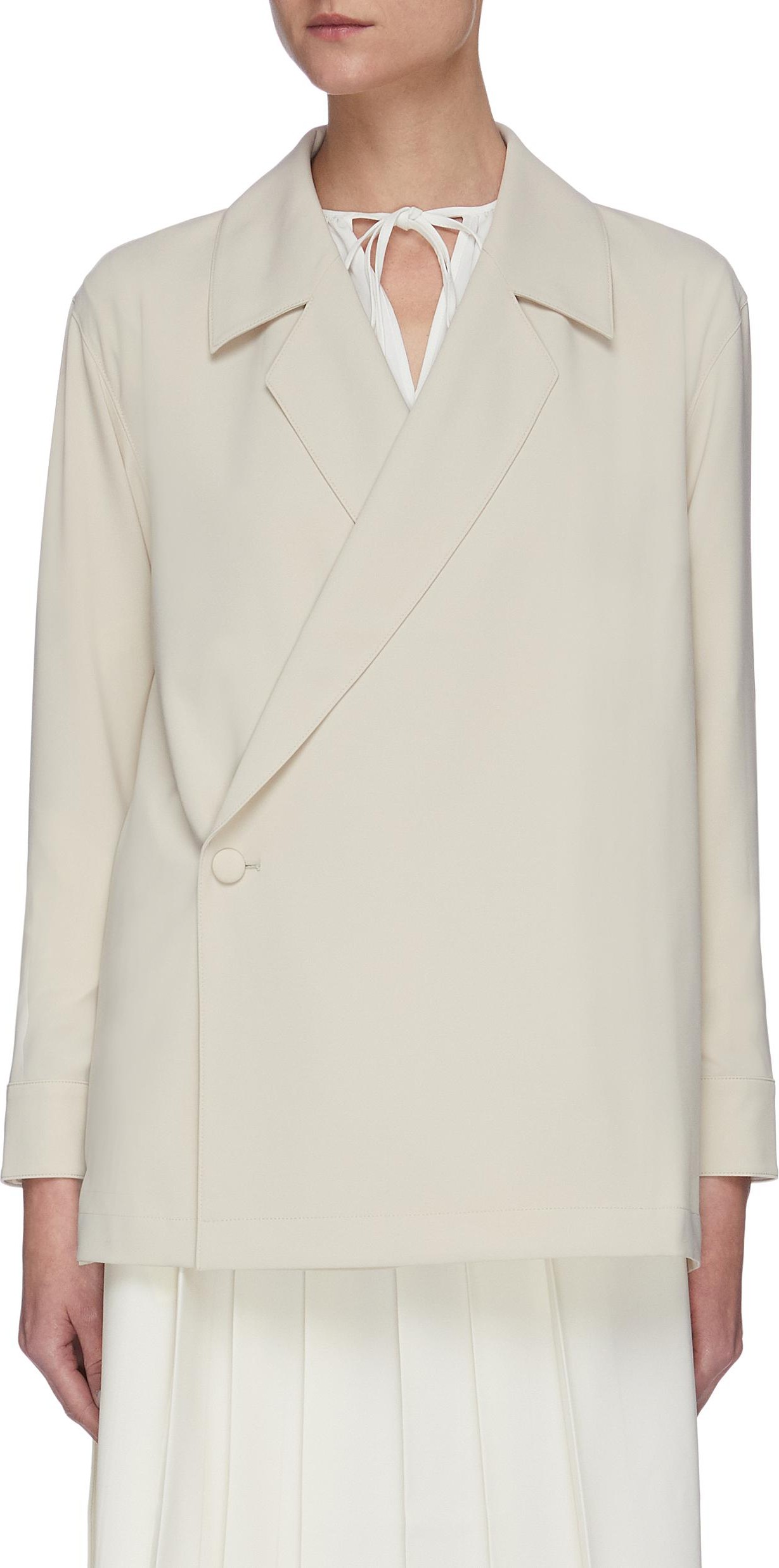 Sans Titre Notch lapel shirt jacket