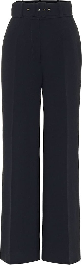 Emilia Wickstead Jana high-rise wide-leg pants