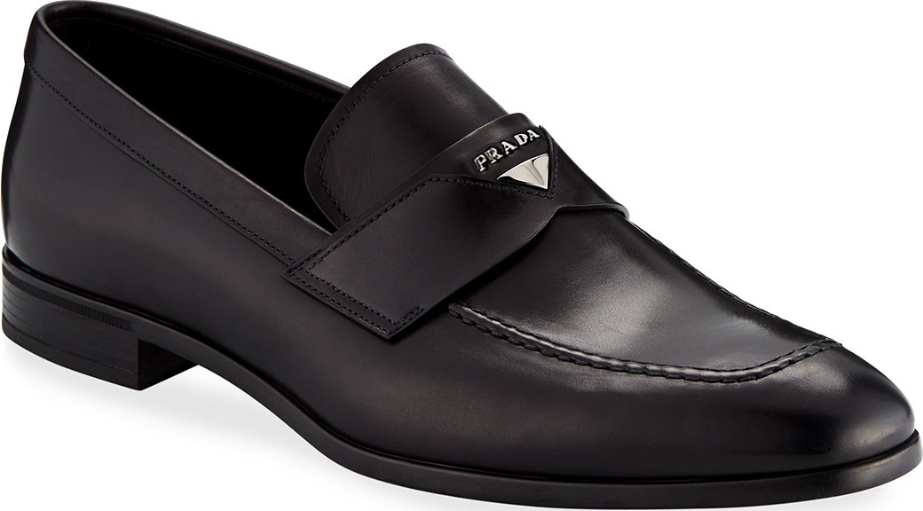 Prada Leather Penny Loafer