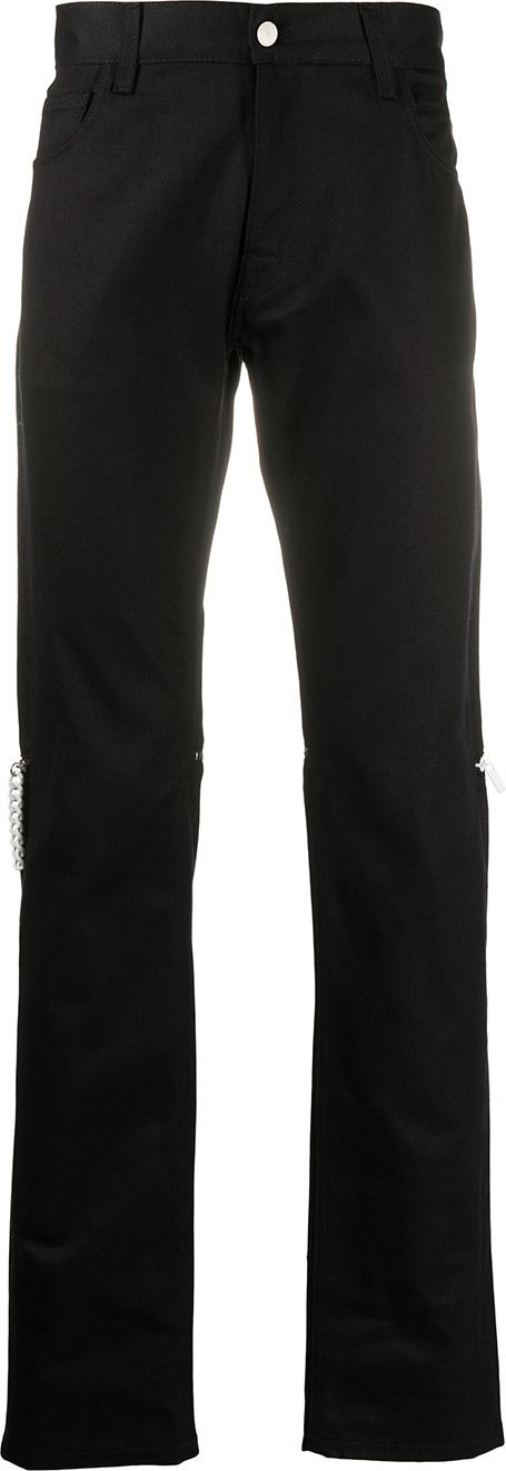 Raf Simons - Rear zip detail jeans