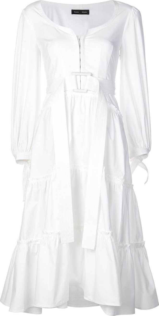 Proenza Schouler poplin midi dress