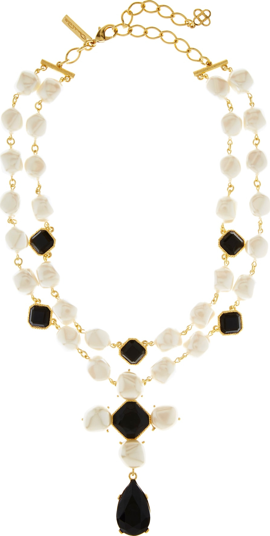Oscar De La Renta Baroque Imitation Pearl Necklace
