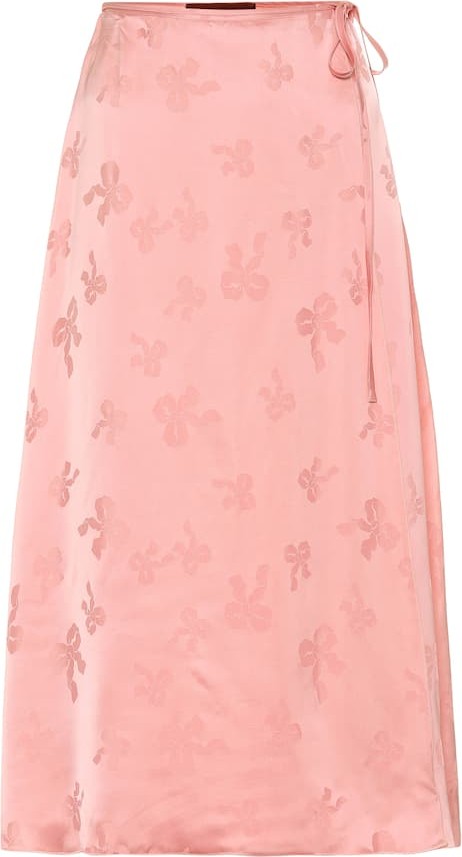 Alexachung Jacquard midi skirt