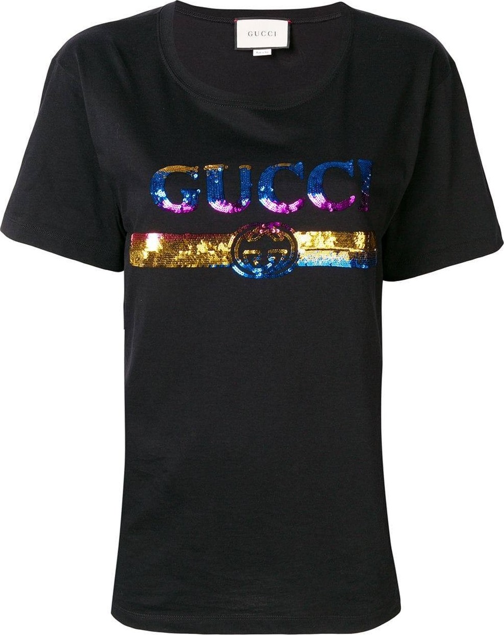 Gucci sequinned logo T-shirt