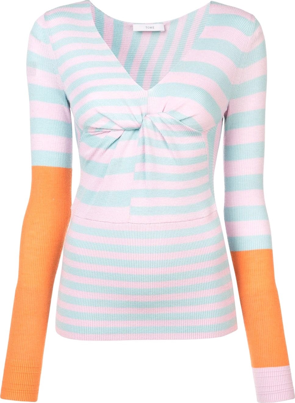 TOME Striped fitted jumper