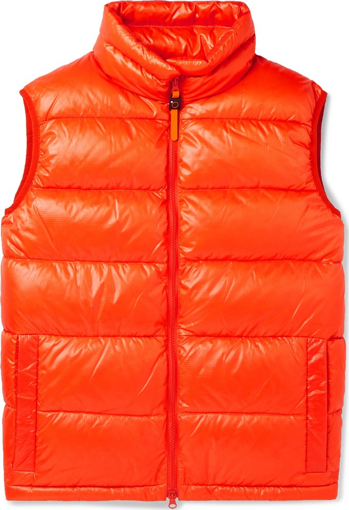Aspesi Quilted Nylon-Ripstop Down Gilet