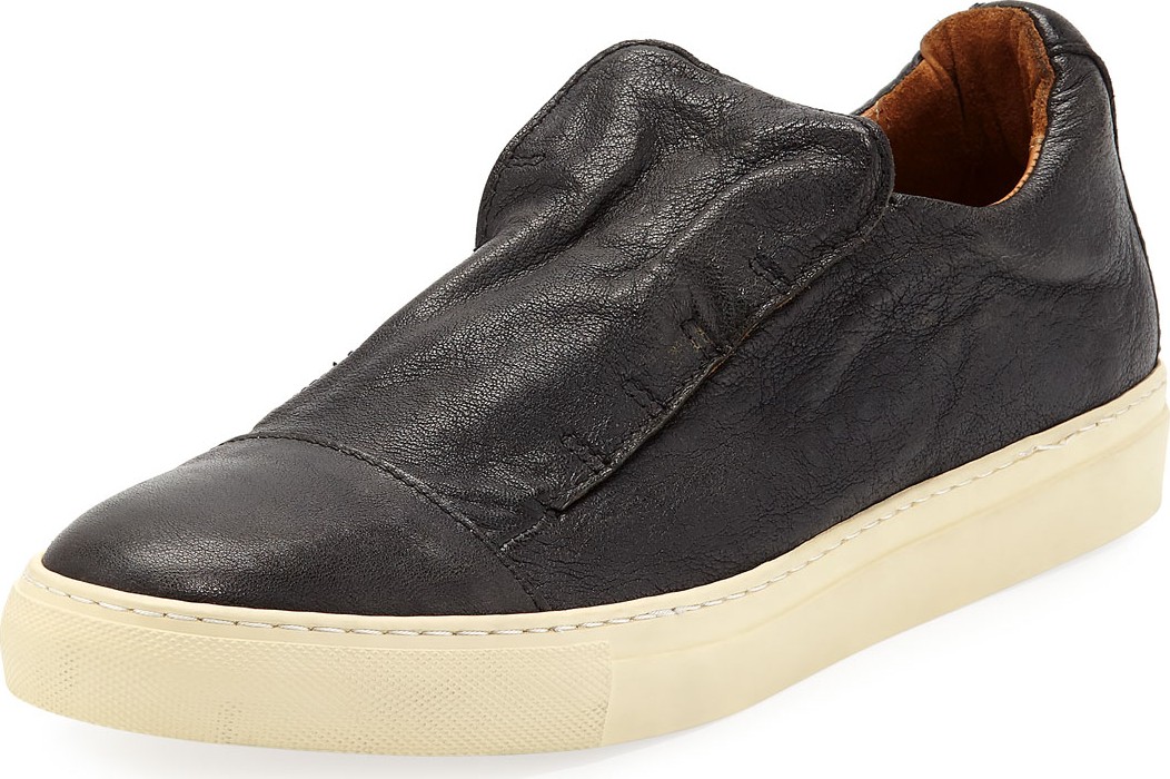 John Varvatos Men's Reed Laceless Low-Top Slip-On Sneakers