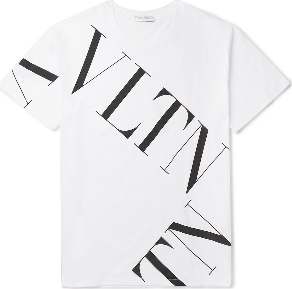 Valentino Logo-Print Cotton-Jersey T-Shirt