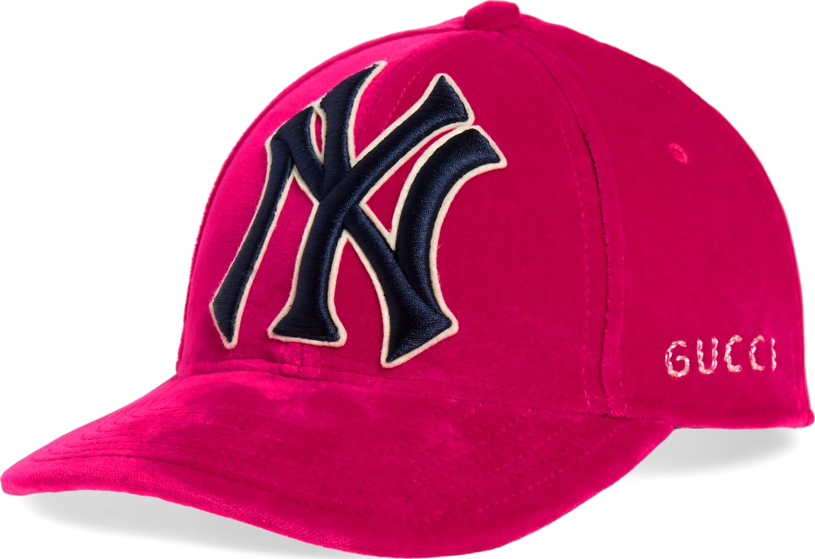 Gucci Velveteen Baseball Cap