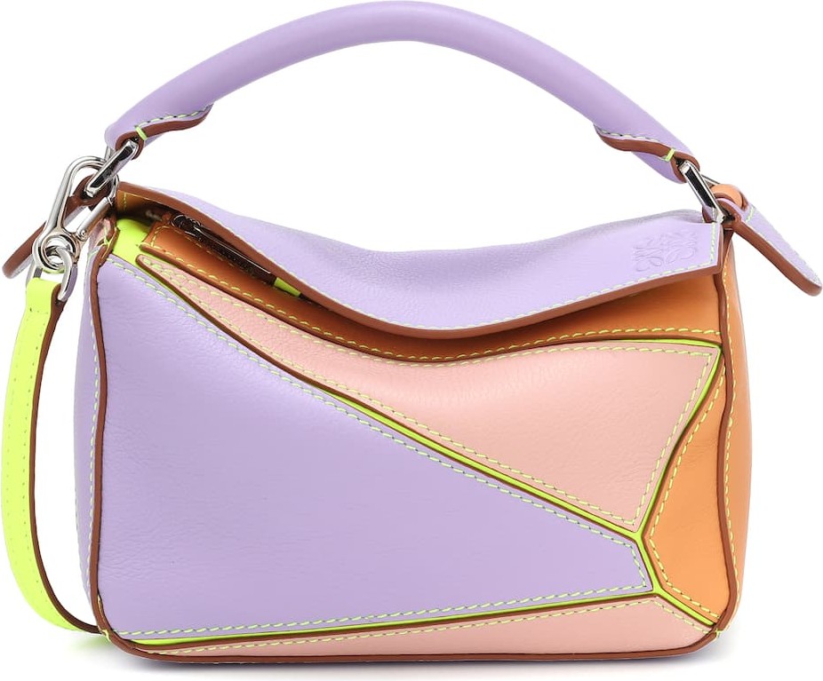 LOEWE Paula's Ibiza Puzzle Mini leather shoulder bag