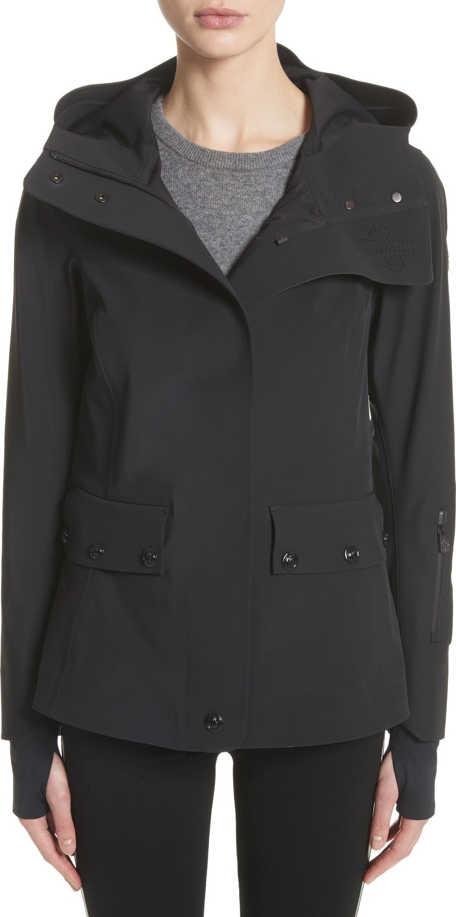 Moncler Lozere Waterproof Hooded Jacket