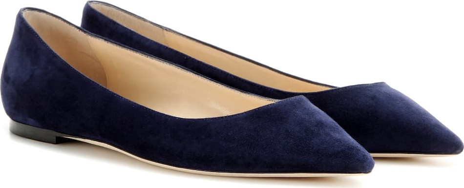 Jimmy Choo Romy suede ballerinas