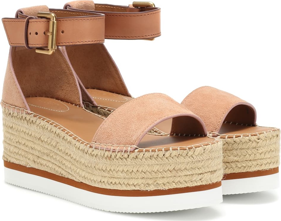 See By Chloé Glyn Wedge Espadrille sandals