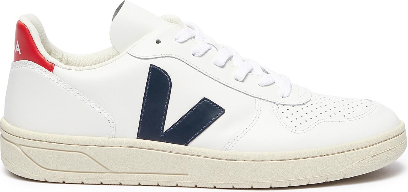 Veja 'V-10' perforated leather sneakers