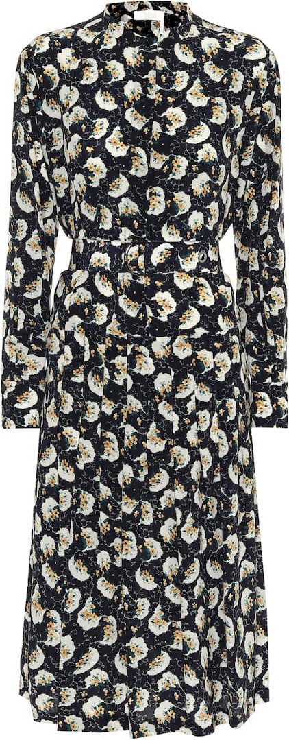 Chloe Floral silk dress