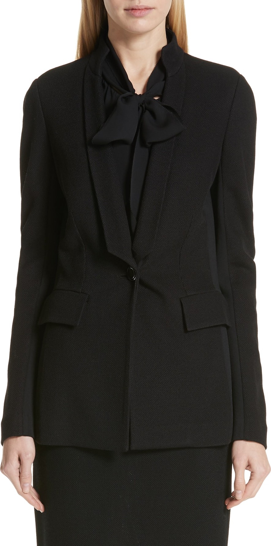 St. John Milano Piqué Knit Jacket