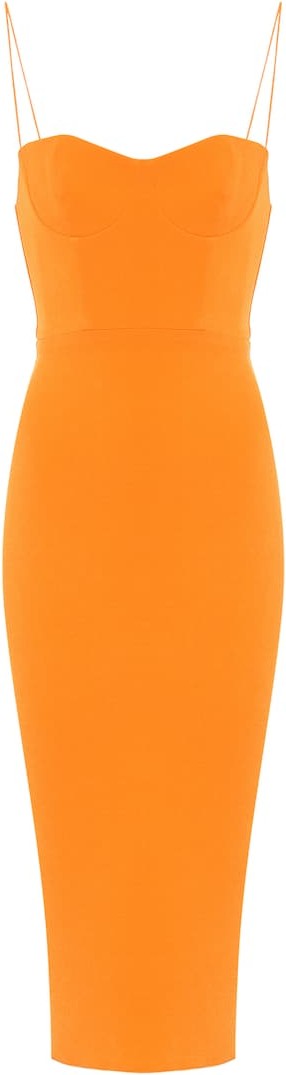 Alex Perry Lee stretch-crêpe midi dress
