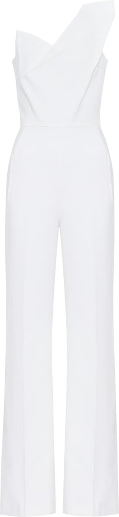 Roland Mouret Platano one-shoulder wool jumpsuit