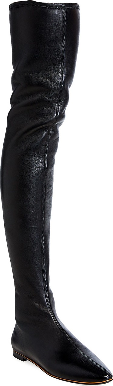 Bottega Veneta Napa Leather Over-The-Knee Boots