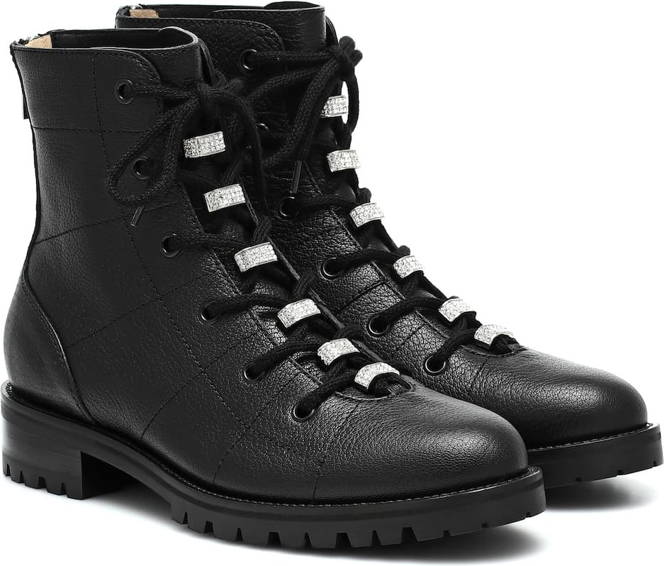 Jimmy Choo Bren Flat leather ankle boots