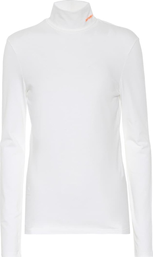 Calvin Klein 205W39NYC Stretch-cotton turtleneck top