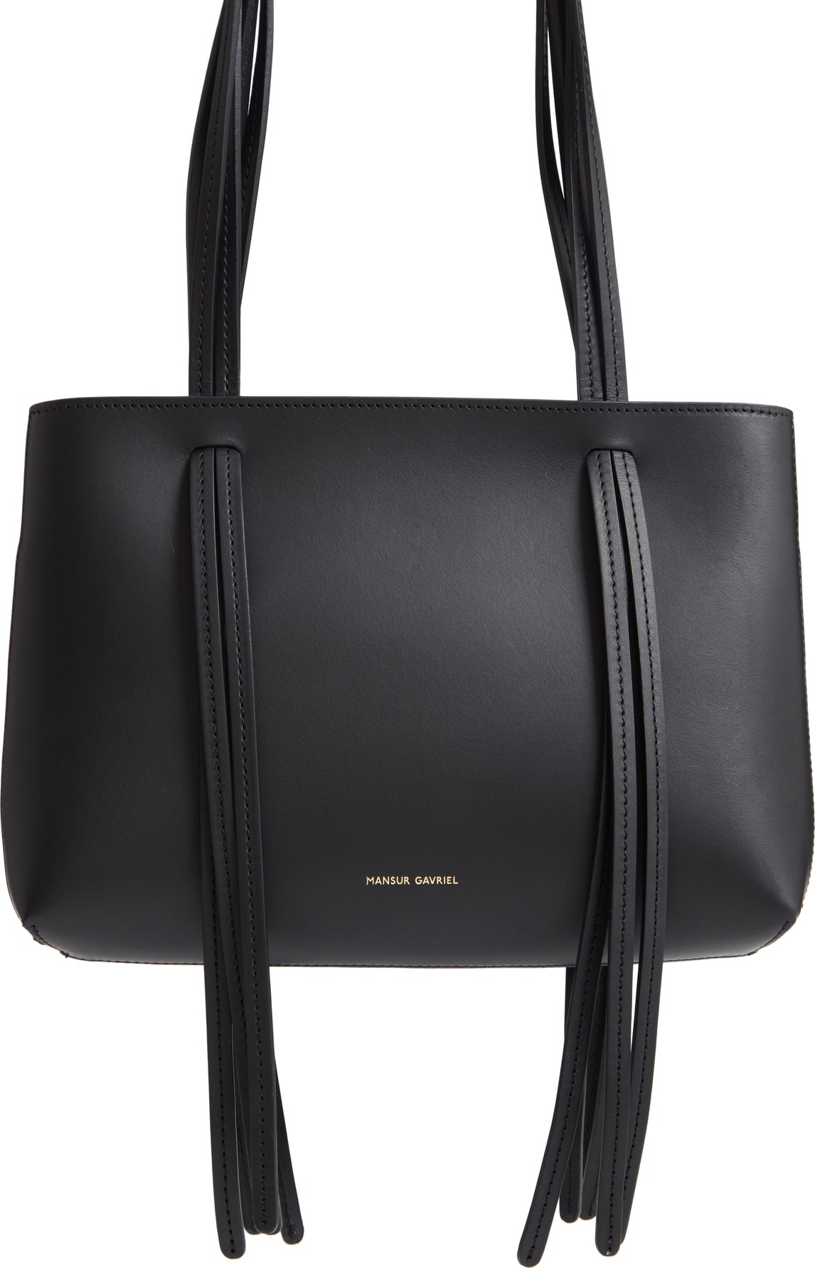 Mansur Gavriel Mini Fringe Leather Satchel