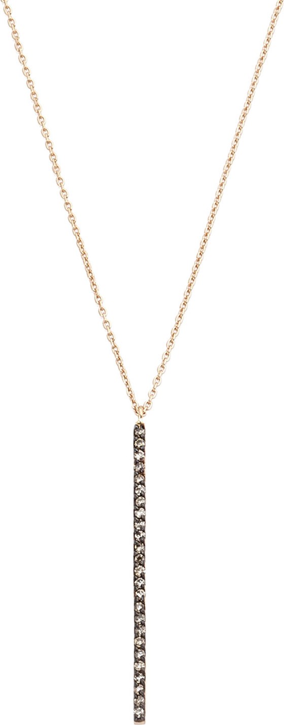 Kismet by Milka Lumiere 14k Rose Gold Diamond Stick Pendant Necklace, Champagne