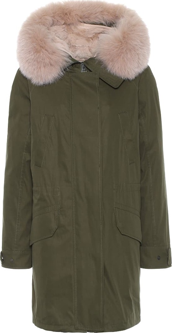 Army By Yves Salomon Exclusive to Mytheresa – Fur-trimmed parka