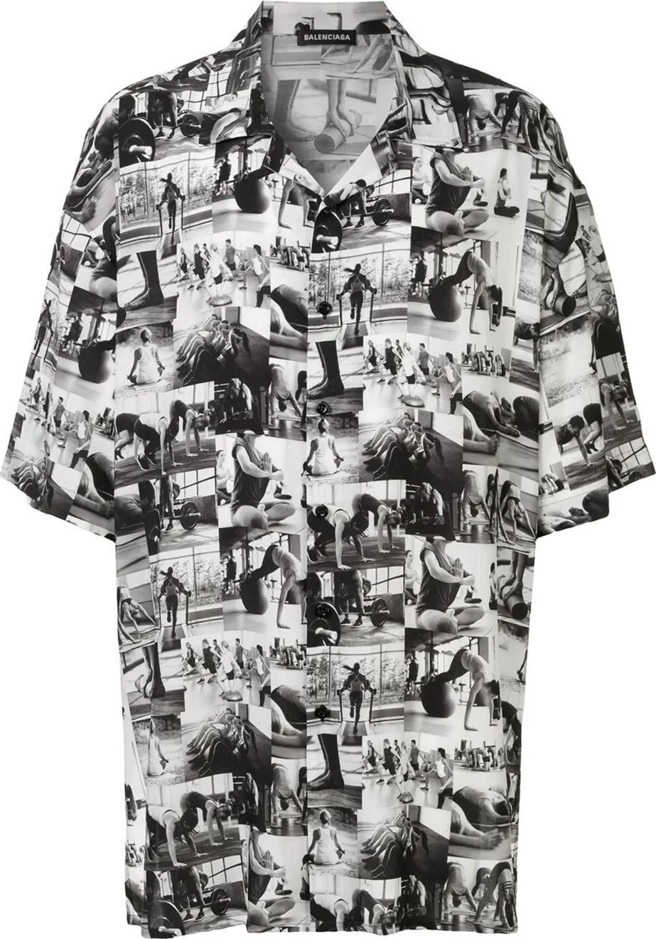 Balenciaga Exercise class photo print t-shirt