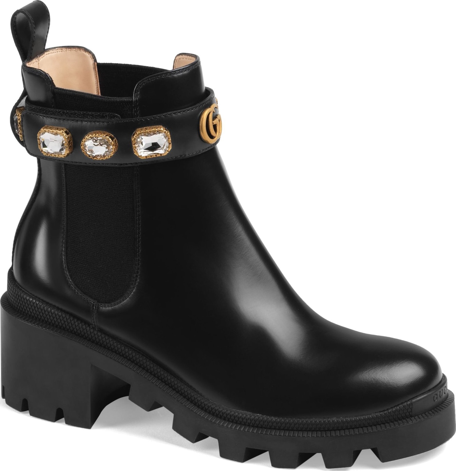 Gucci Trip Jewel Strap Bootie