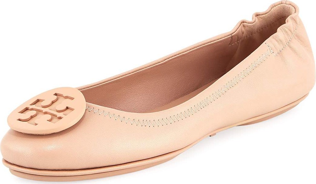 Tory Burch Minnie Travel Logo Ballet Flats